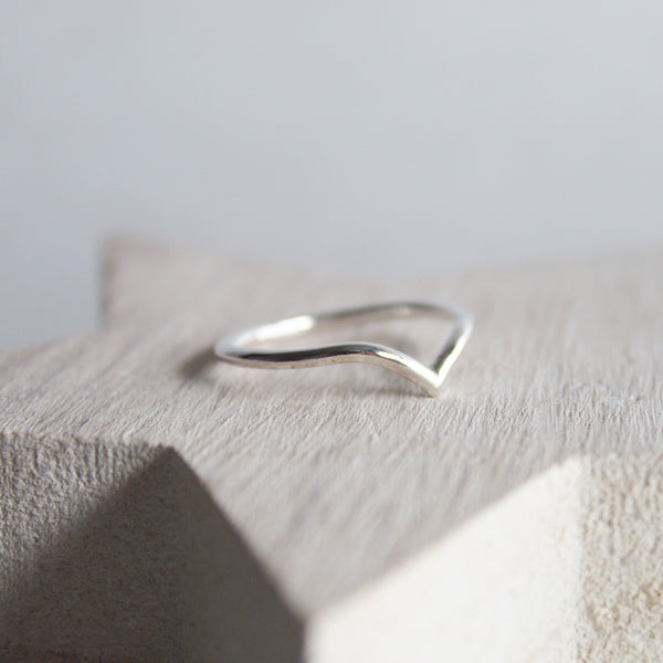 Skinny Wishbone Ring