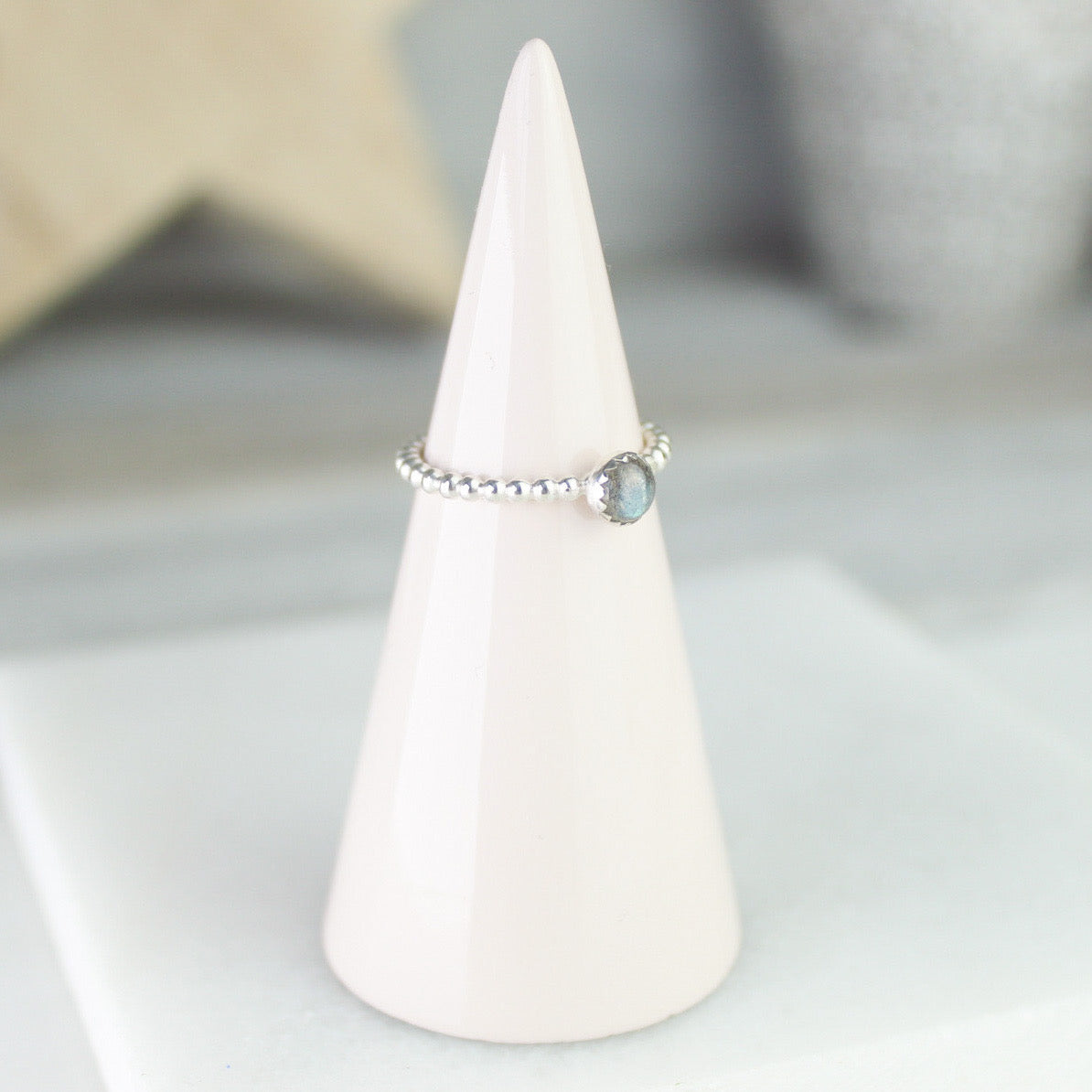 Labradorite Gemstone Ring