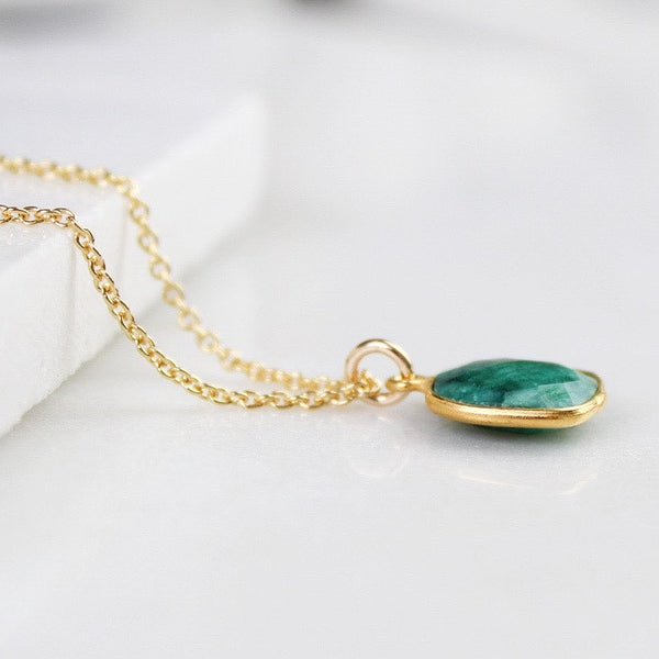 Emerald Gemstone Necklace
