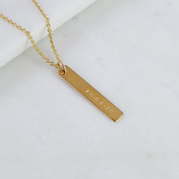 Personalised Bar Necklace