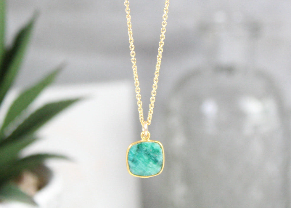 Emerald Gemstone Necklace