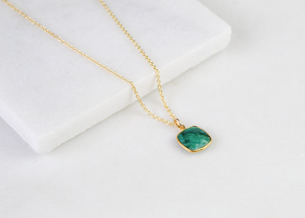 Emerald Gemstone Necklace