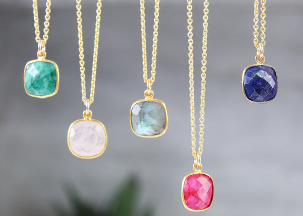 Rose Quartz Gemstone Necklace