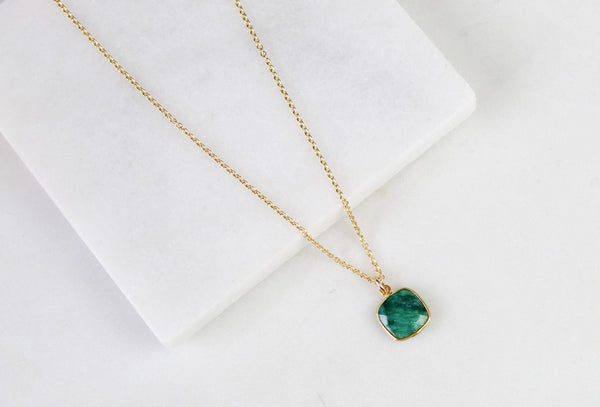 Emerald Gemstone Necklace