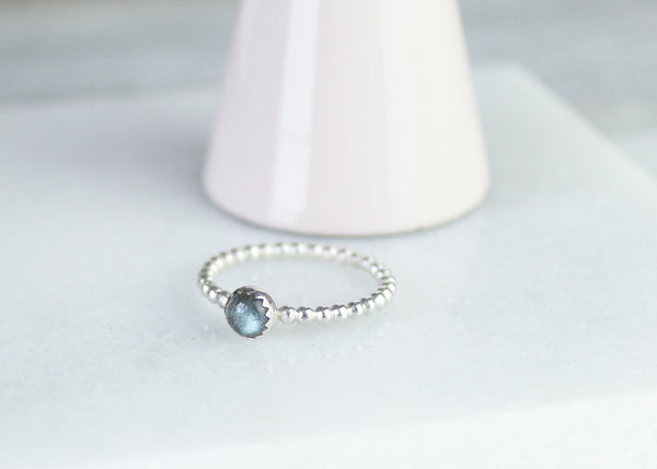 Labradorite Gemstone Ring