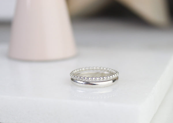 Double Stacking Ring Set