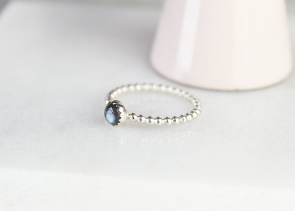 Labradorite Gemstone Ring