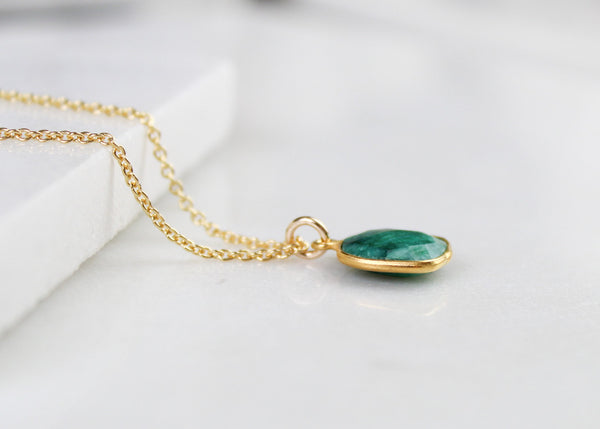 Emerald Gemstone Necklace