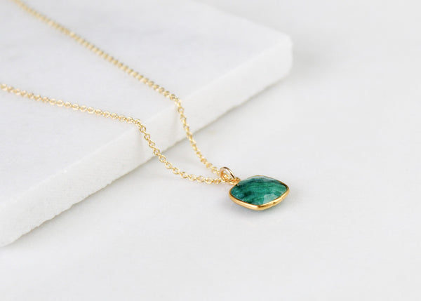 Emerald Gemstone Necklace