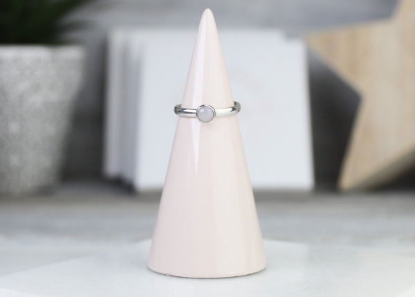 Blue Chalcedony Gemstone Ring