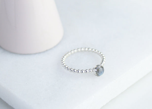 Labradorite Gemstone Ring