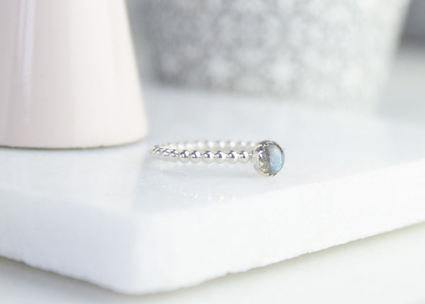 Labradorite Gemstone Ring