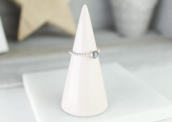 Labradorite Gemstone Ring