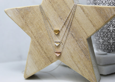 Rose Gold Heart Necklace