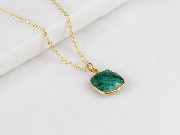 Emerald Gemstone Necklace