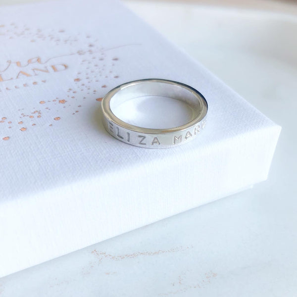 Personalised Stacking Ring